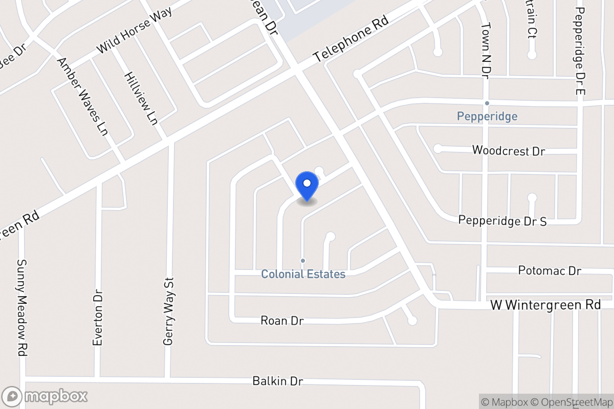 Map of 1122 Conlin Dr