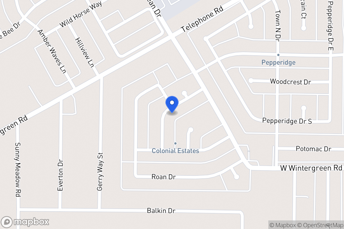 Map of 1202 Conlin Dr