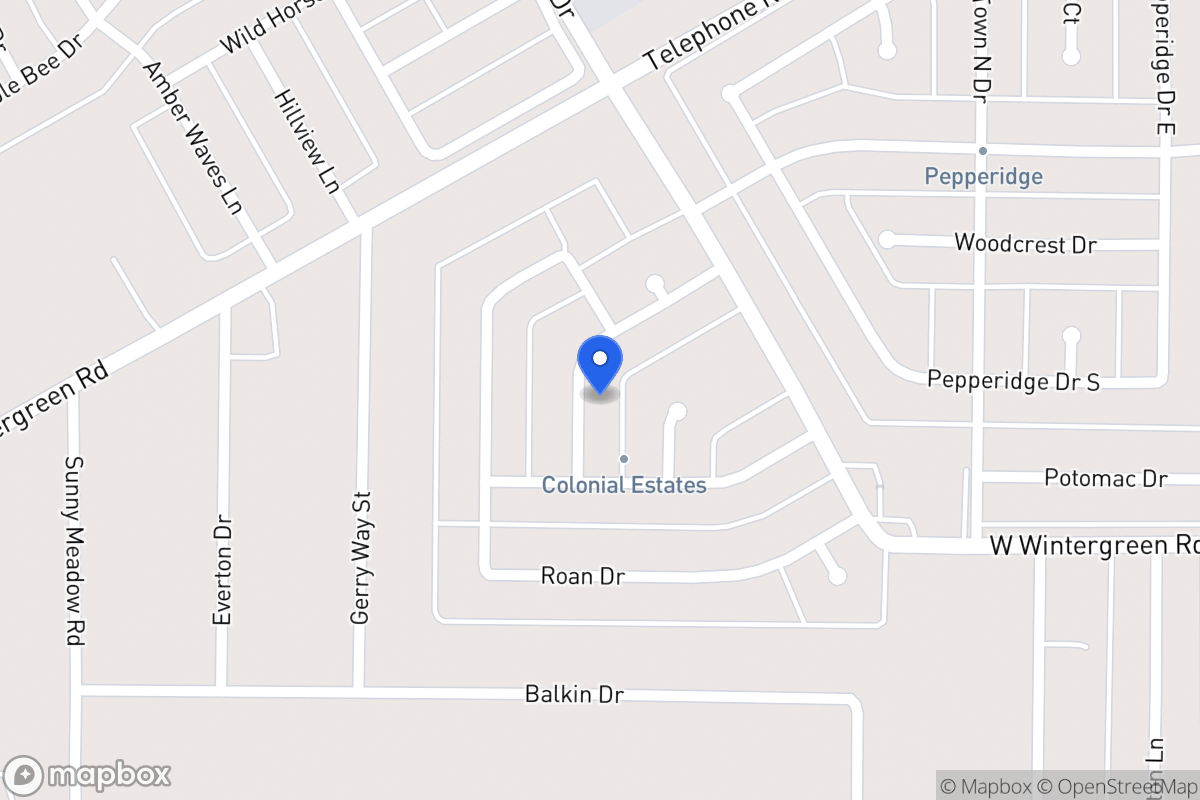 Map of 1218 Conlin Dr