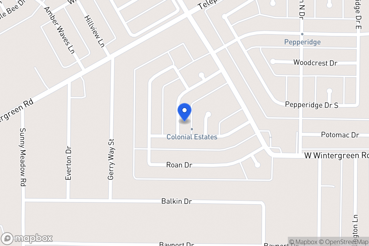 Map of 1226 Conlin Dr