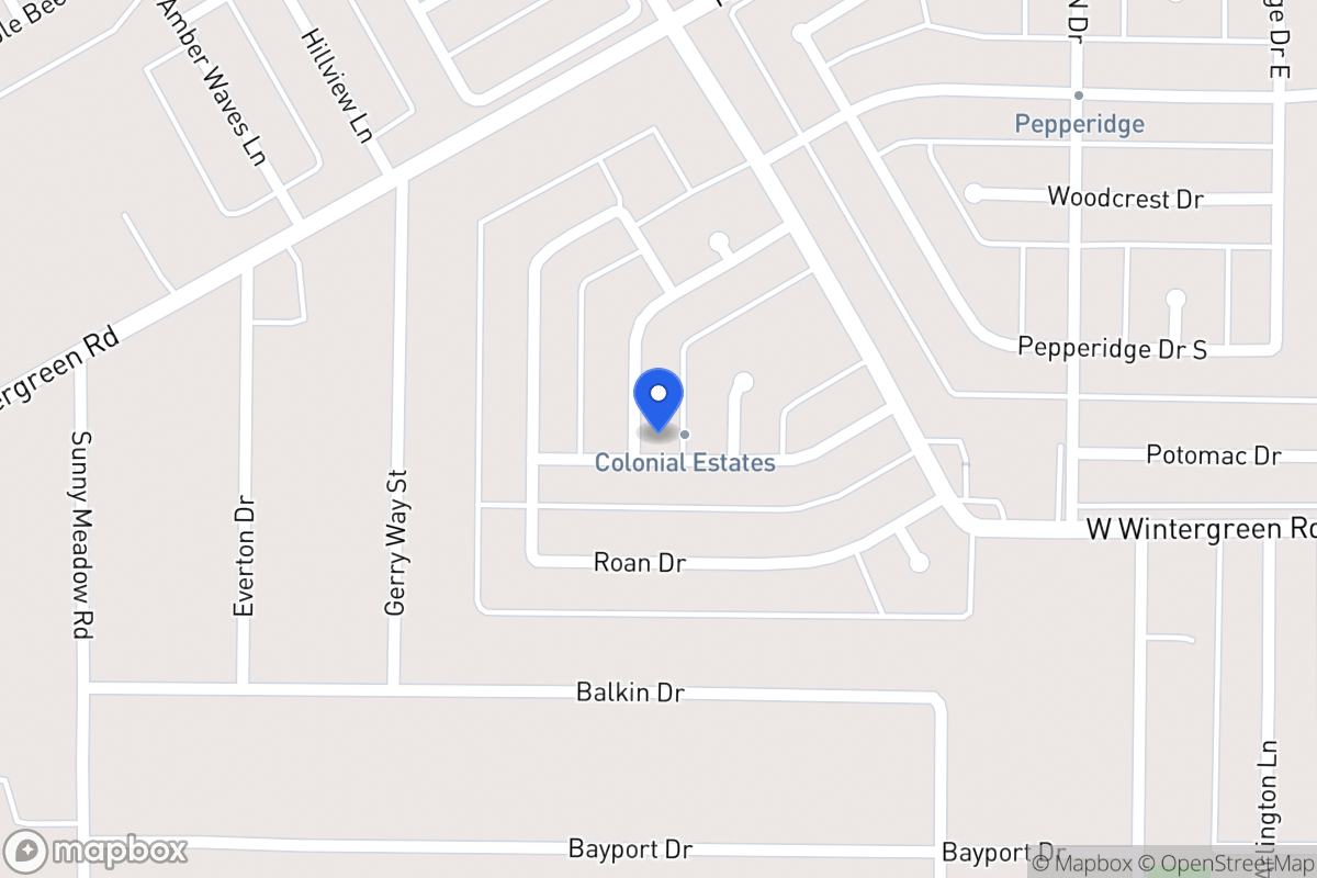 Map of 1230 Conlin Dr