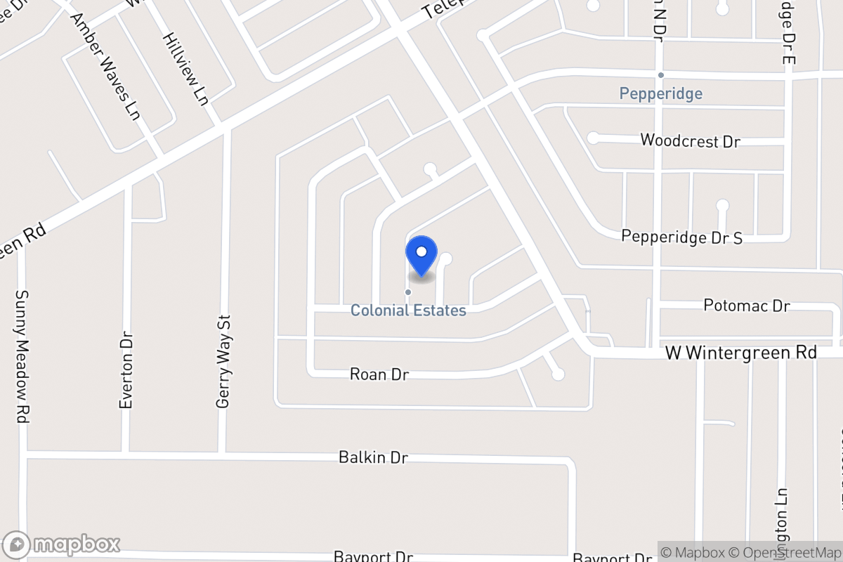 Map of 1239 Margaret Ct