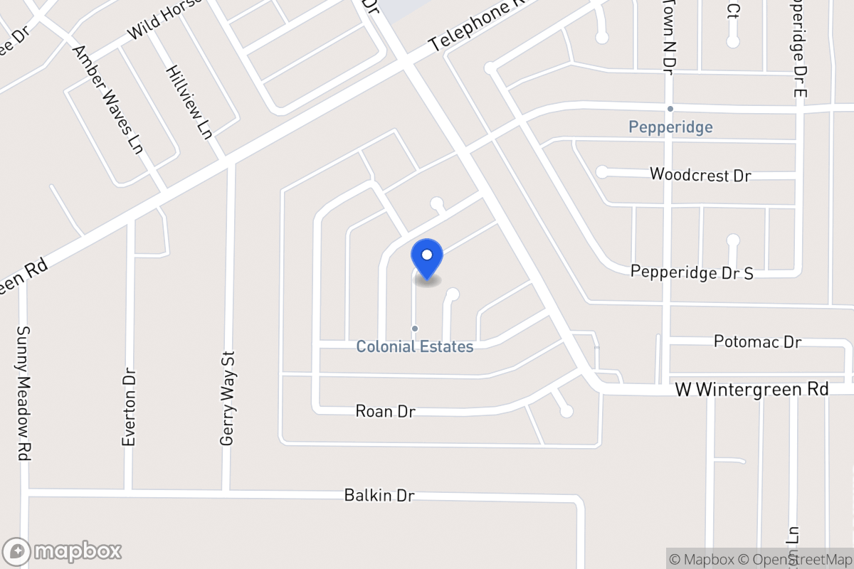 Map of 1231 Margaret Ct