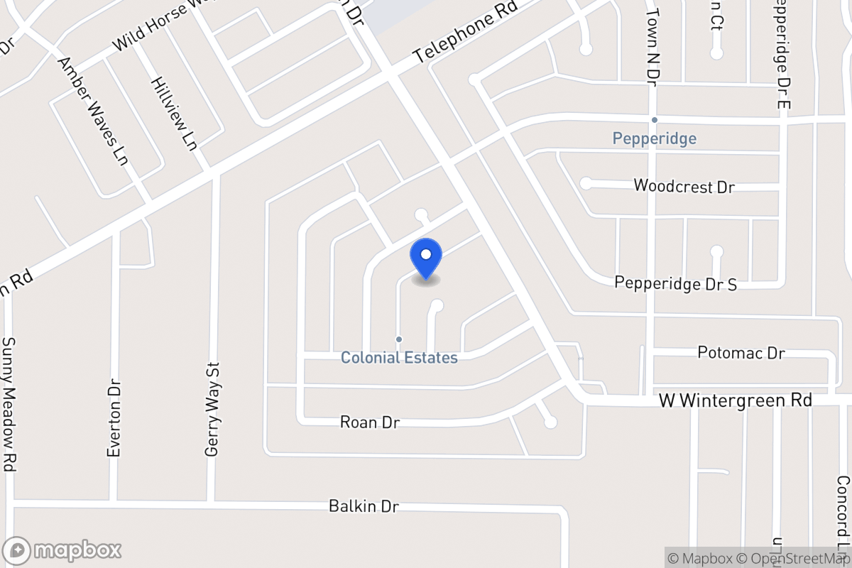 Map of 1227 Margaret Ct