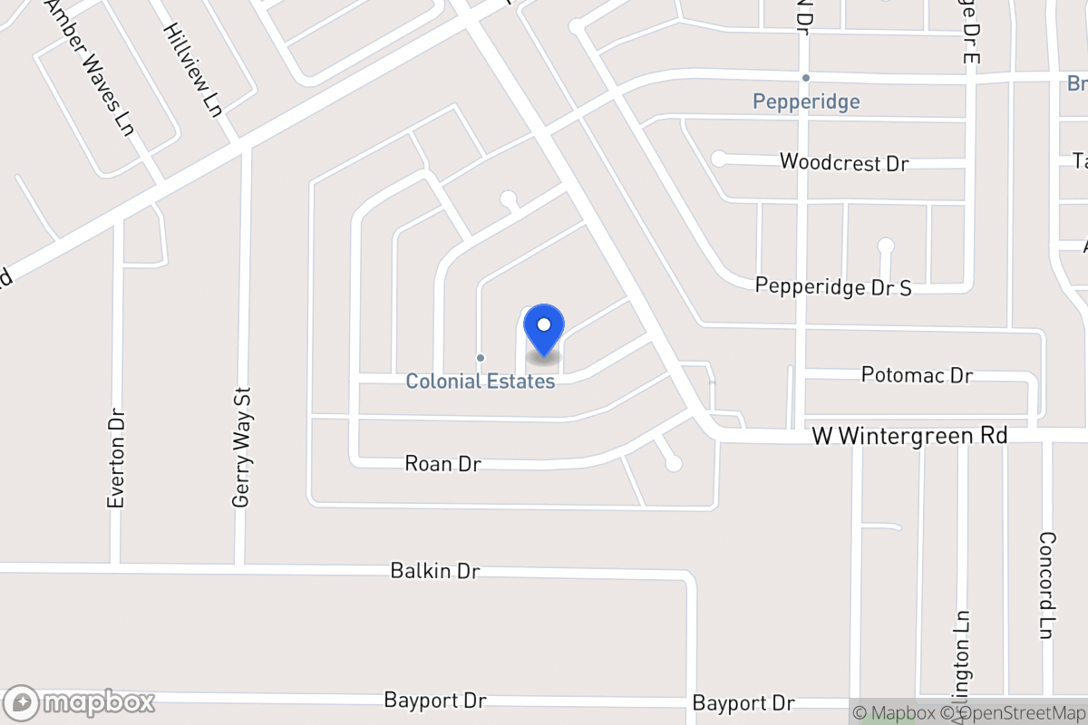 Map of 1219 Margaret Ct