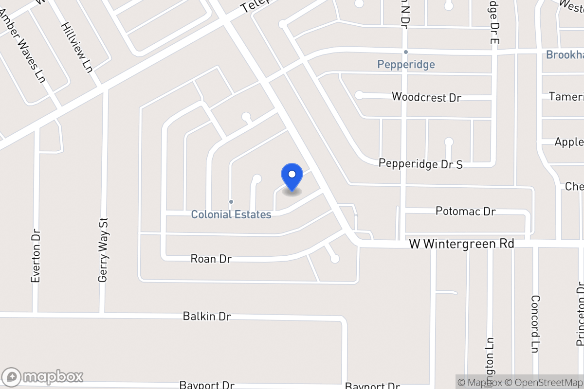 Map of 1211 Payne Dr