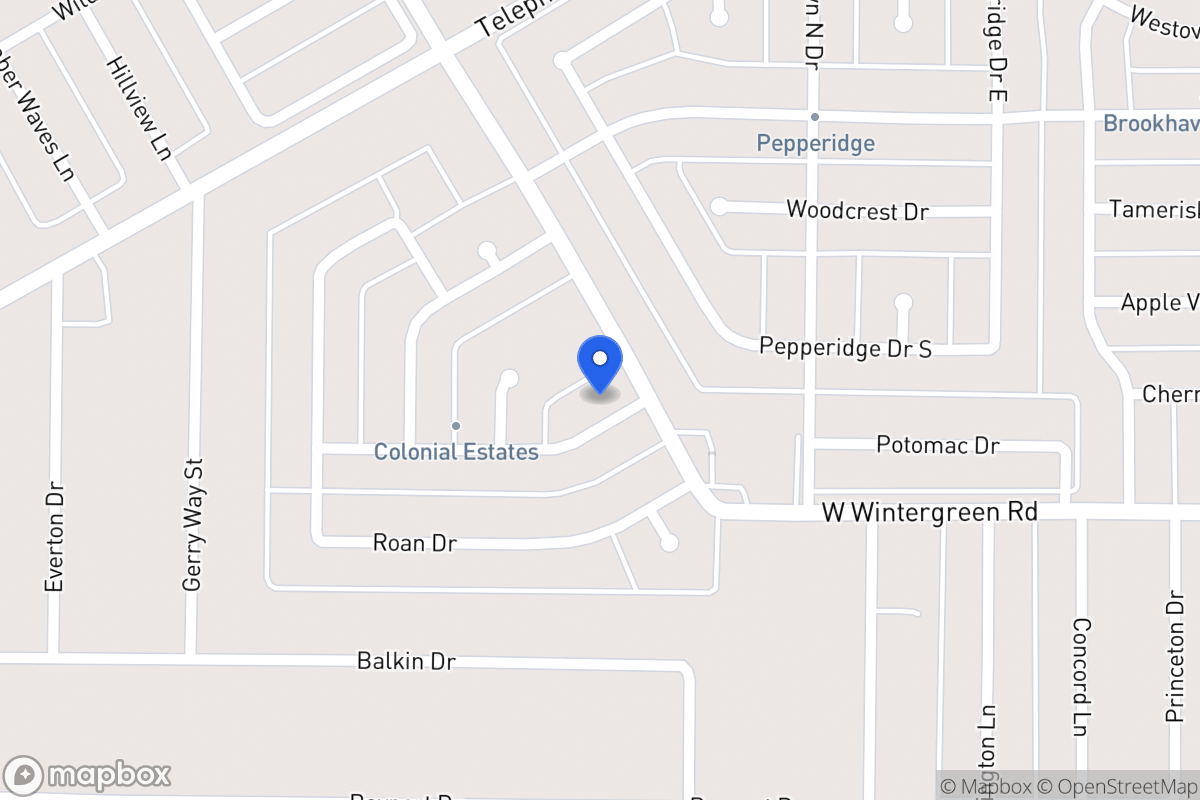 Map of 1207 Payne Dr