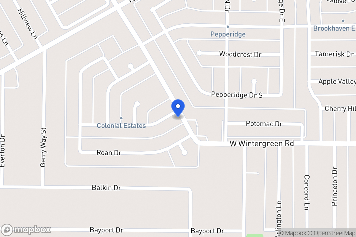 Map of 1204 Payne Dr