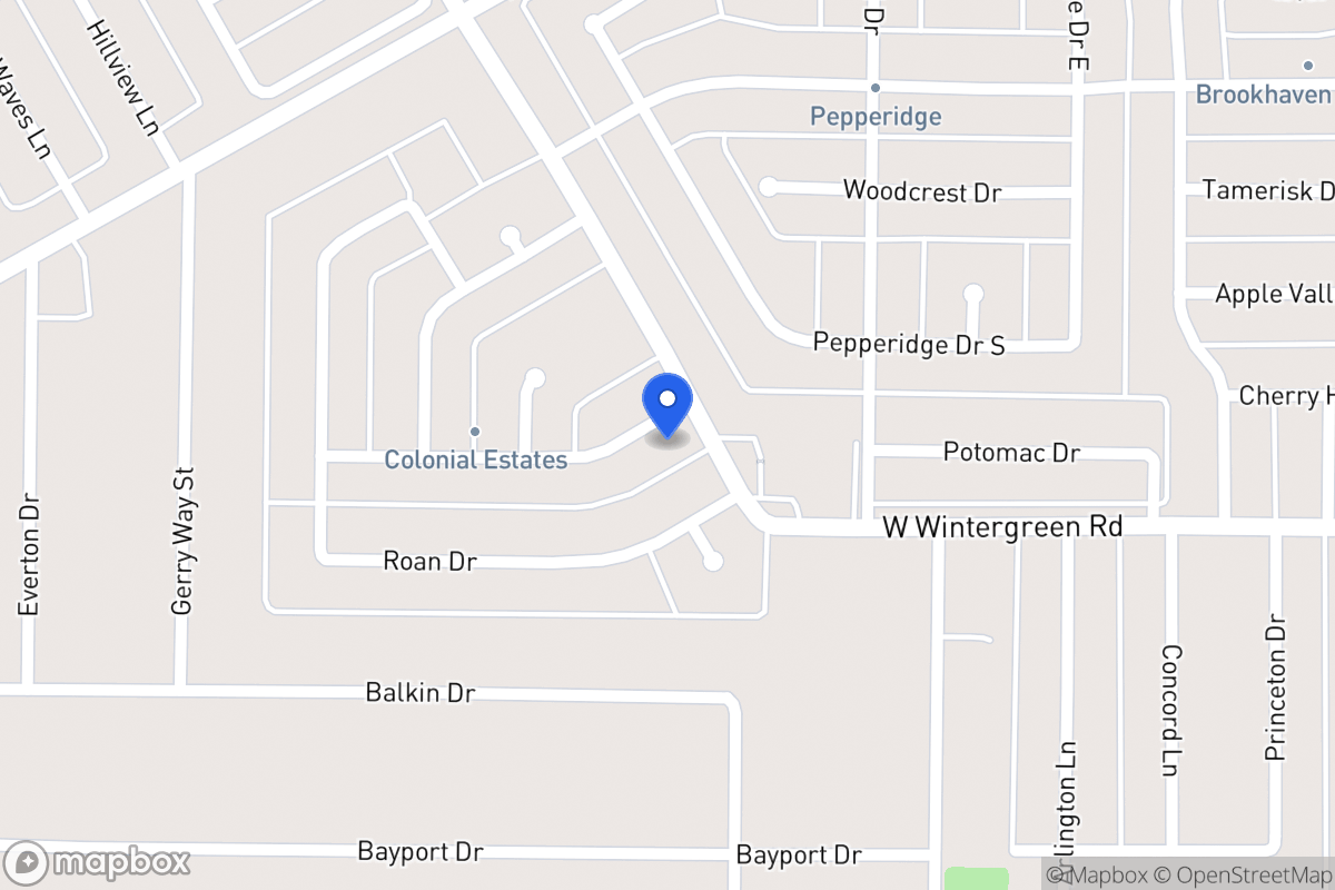 Map of 1208 Payne Dr