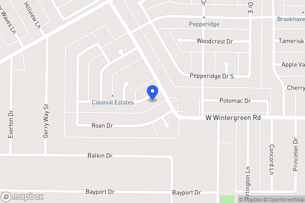 Map of 1212 Payne Dr