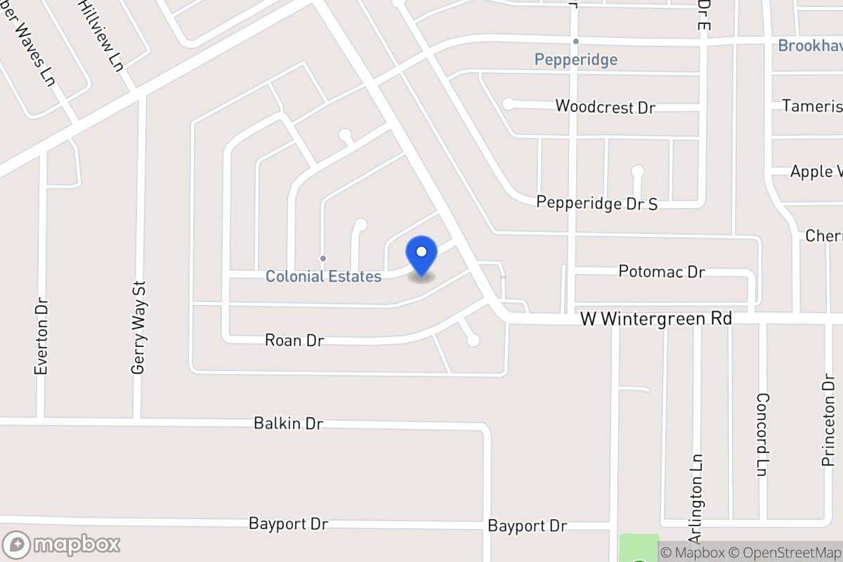 Map of 1216 Payne Dr