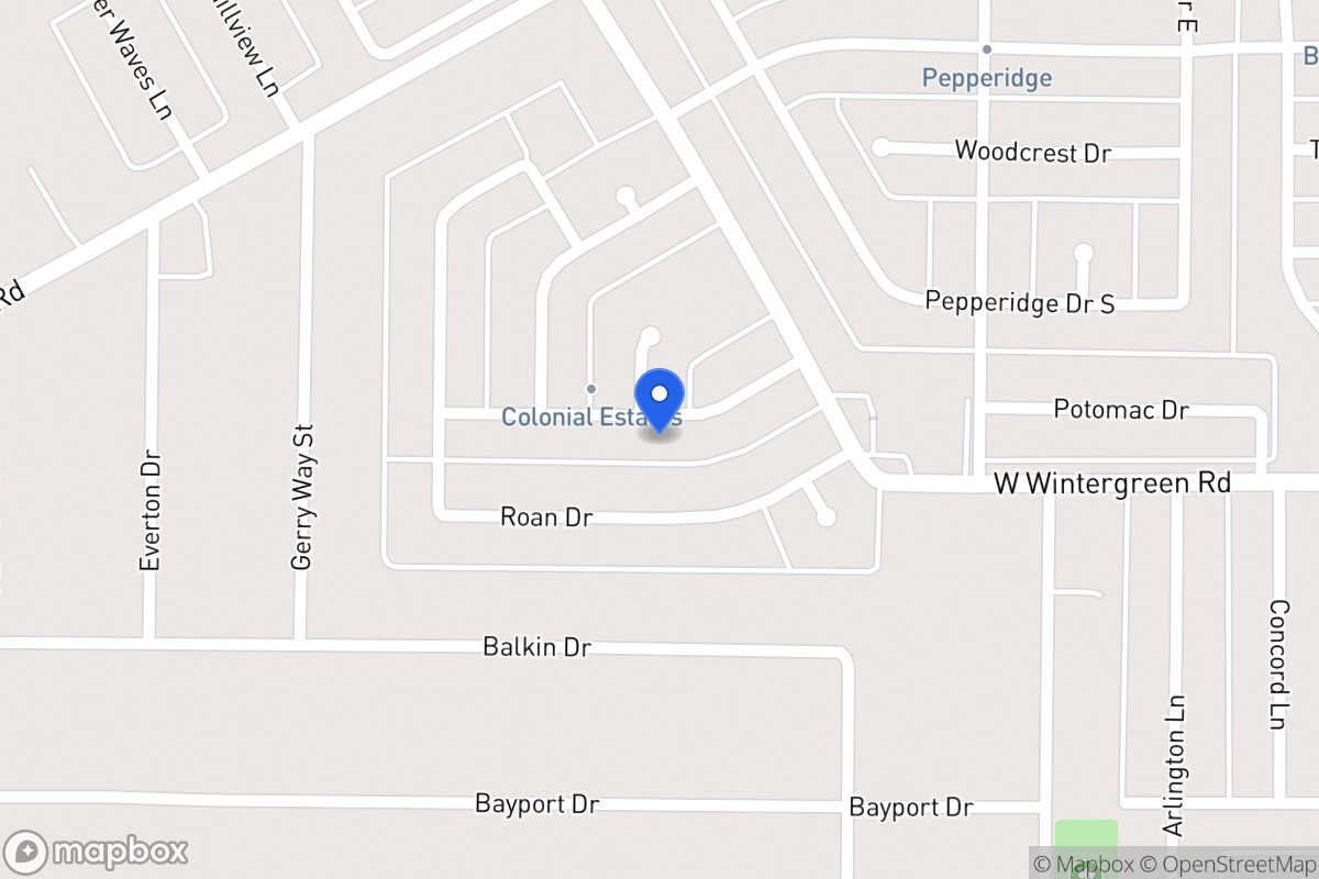 Map of 1232 Payne Dr