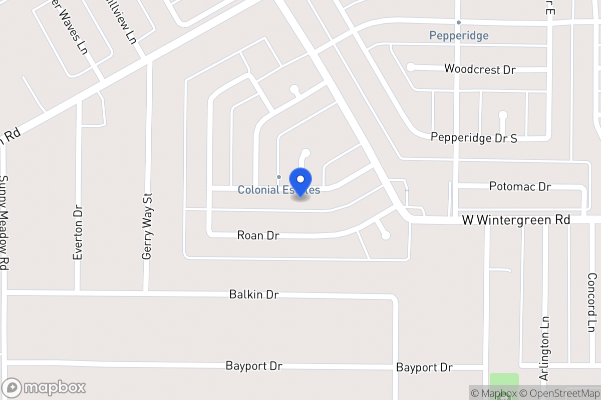 Map of 1236 Payne Dr