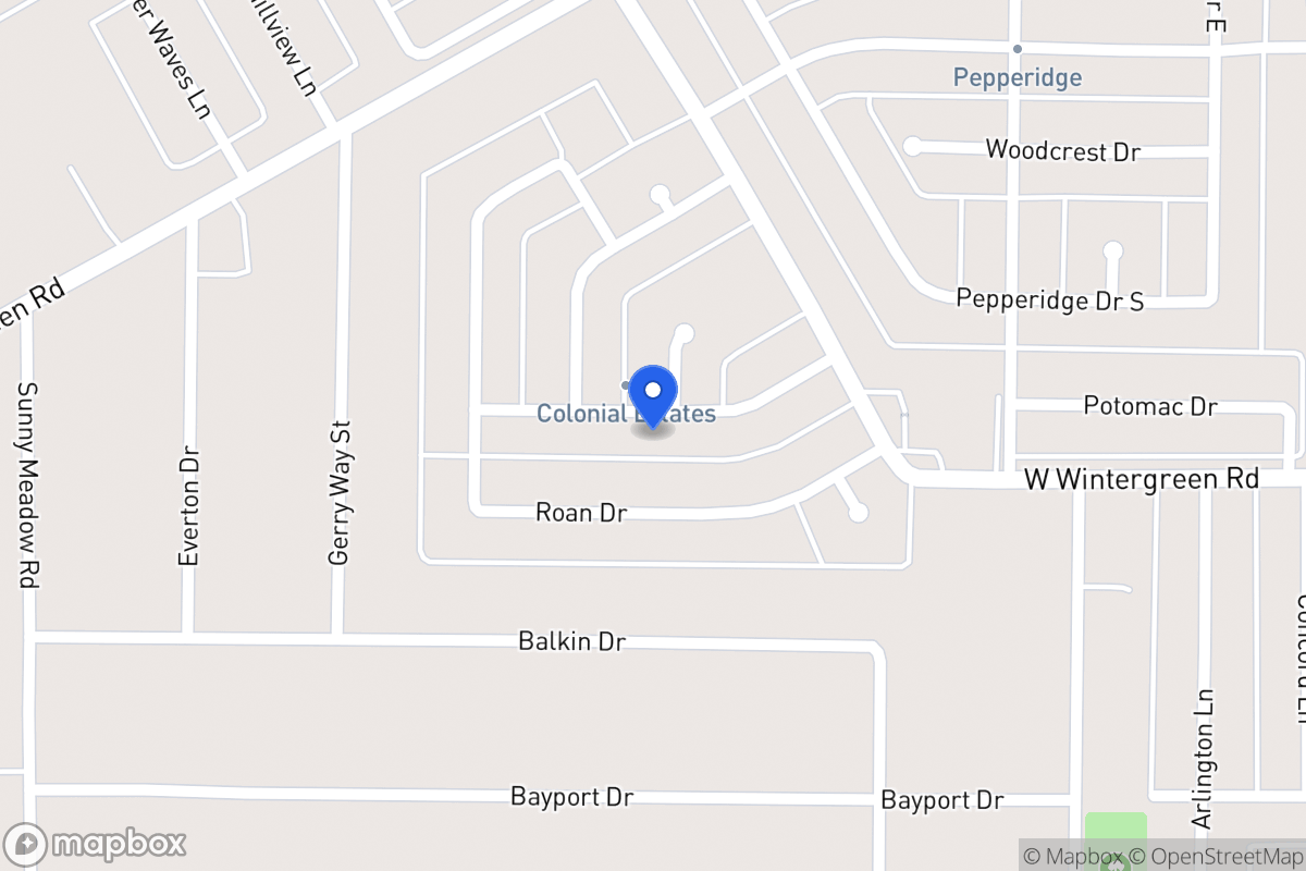 Map of 1240 Payne Dr