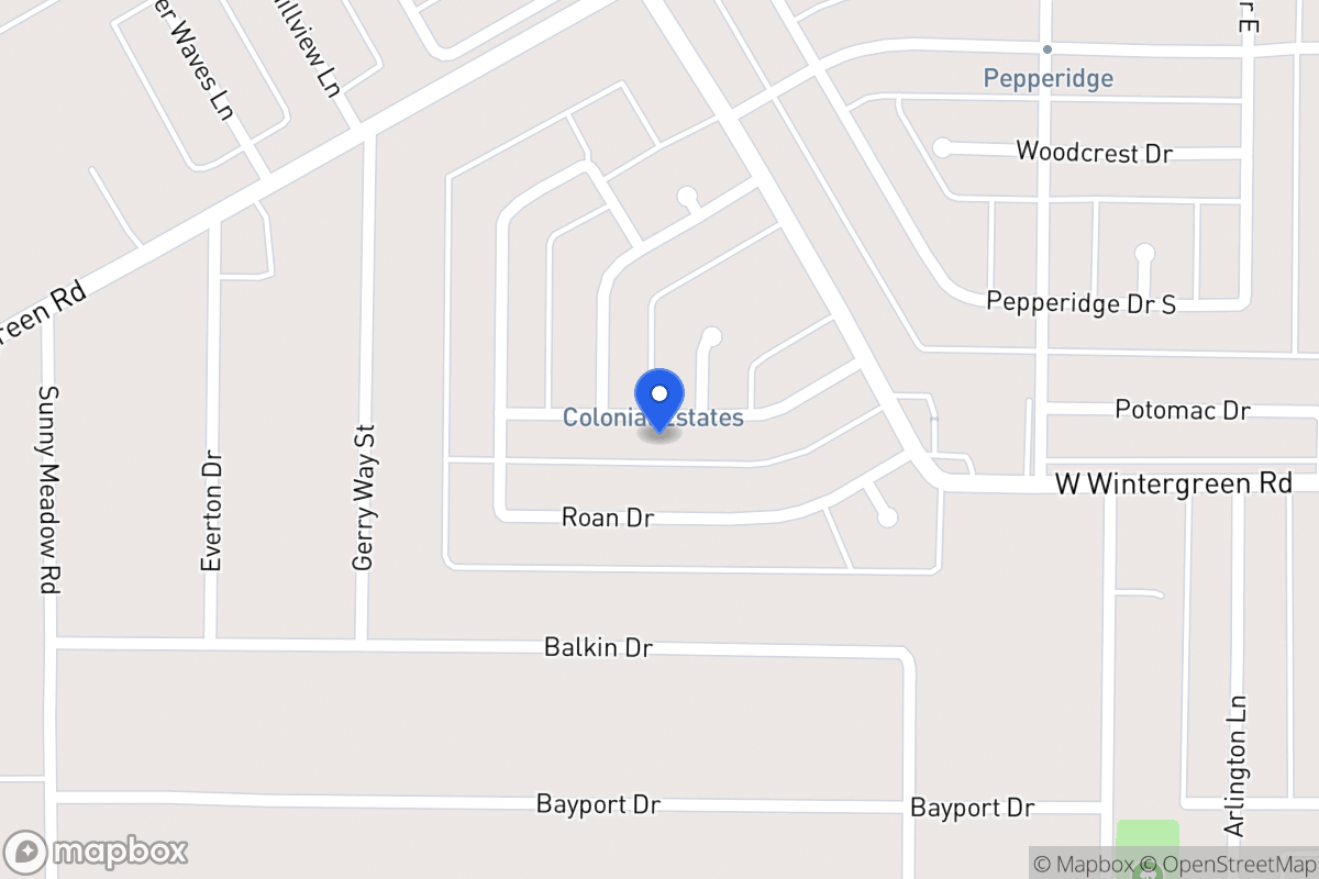 Map of 1244 Payne Dr