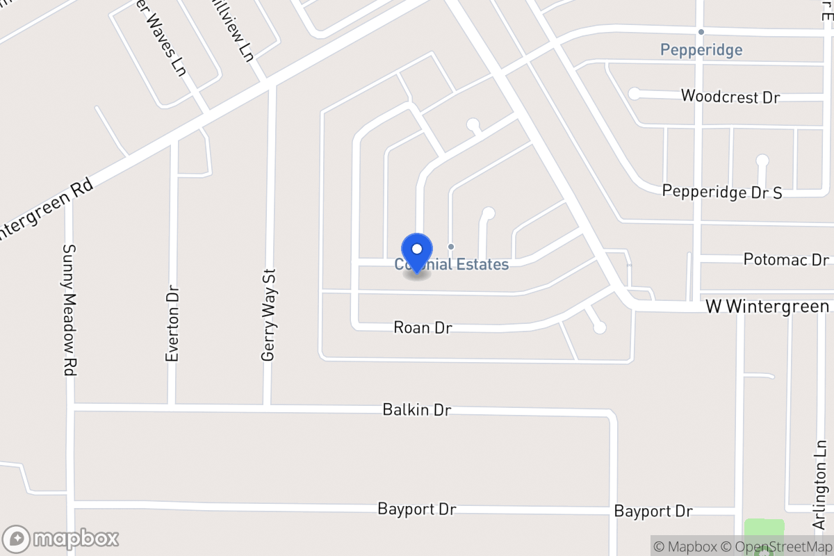 Map of 1256 Payne Dr