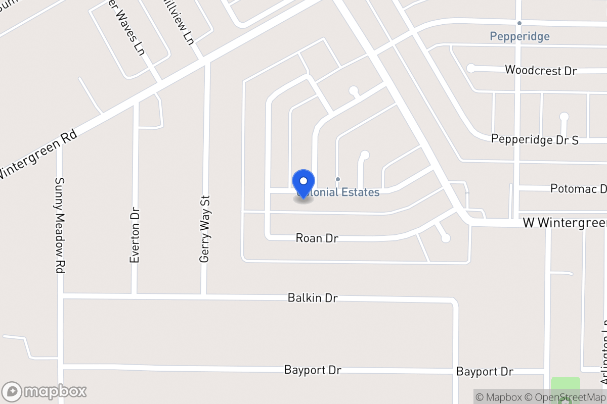 Map of 1260 Payne Dr