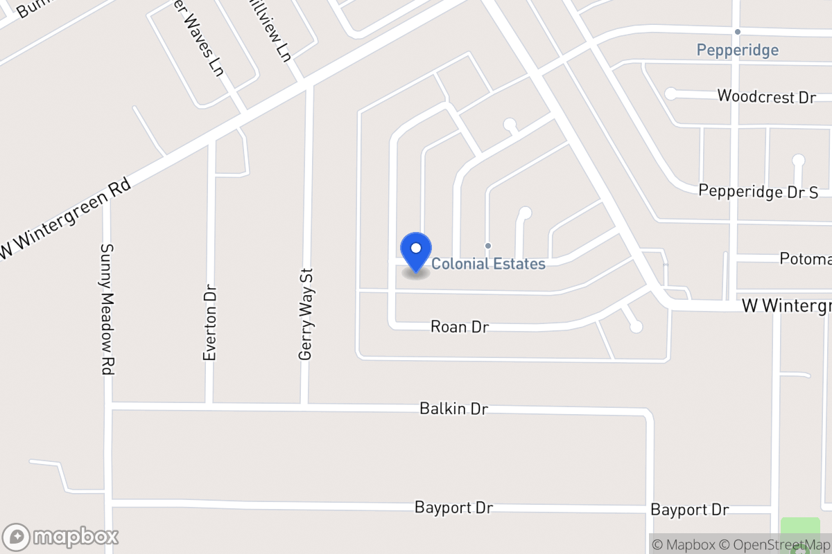 Map of 1268 Payne Dr