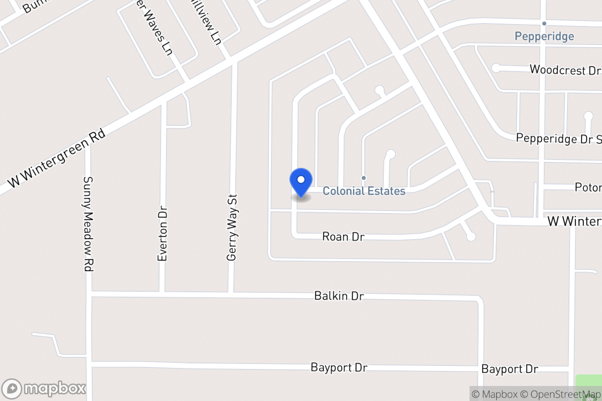 Map of 1272 Payne Dr