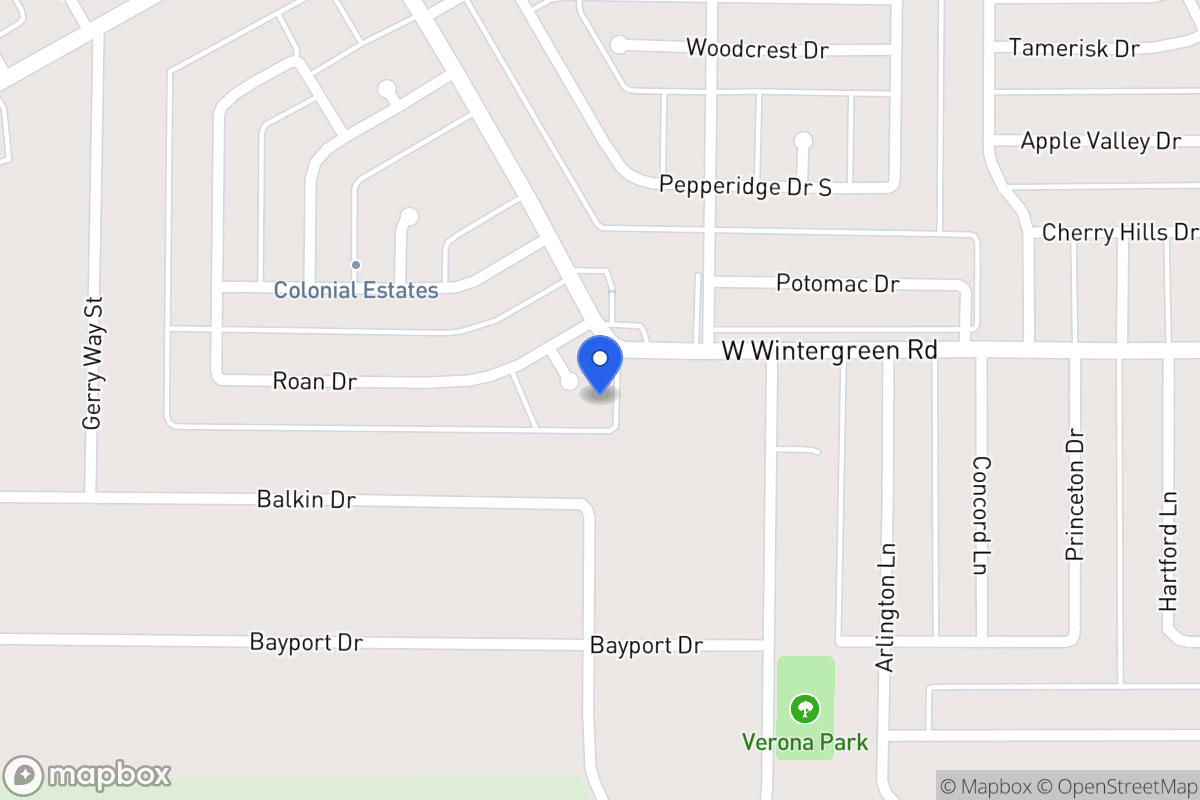 Map of 1210 Lynnette Ct