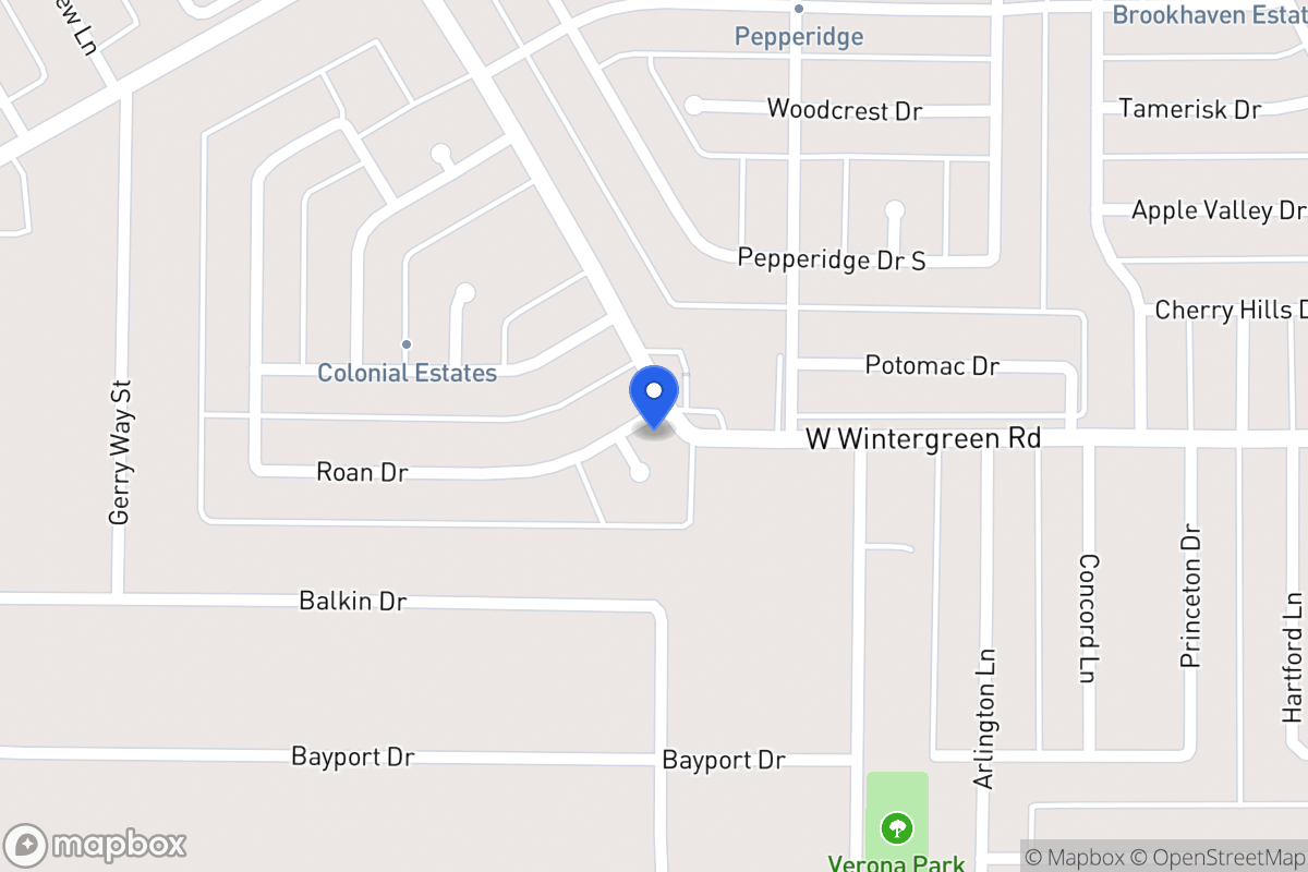 Map of 1202 Lynnette Ct