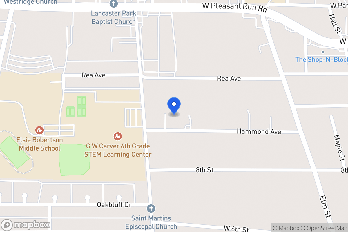 Map of 613 W Hammond