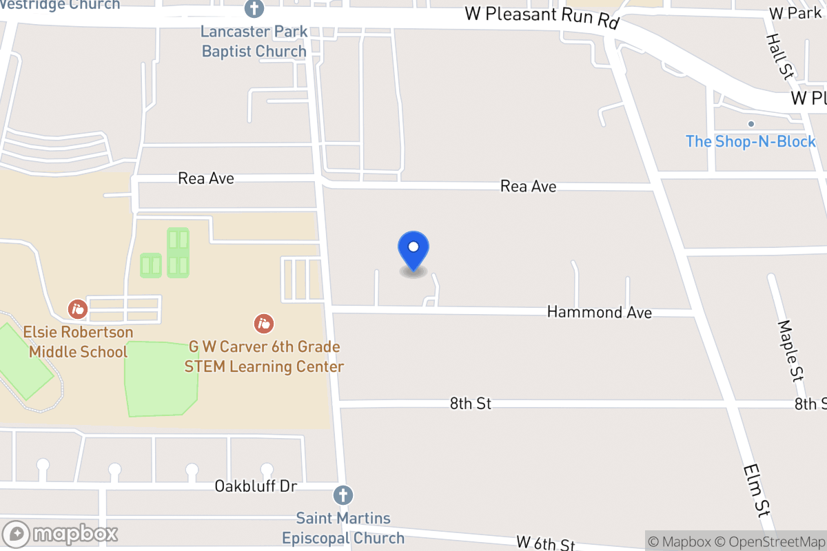 Map of 609 W Hammond