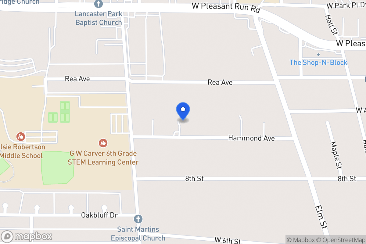 Map of 595 W Hammond