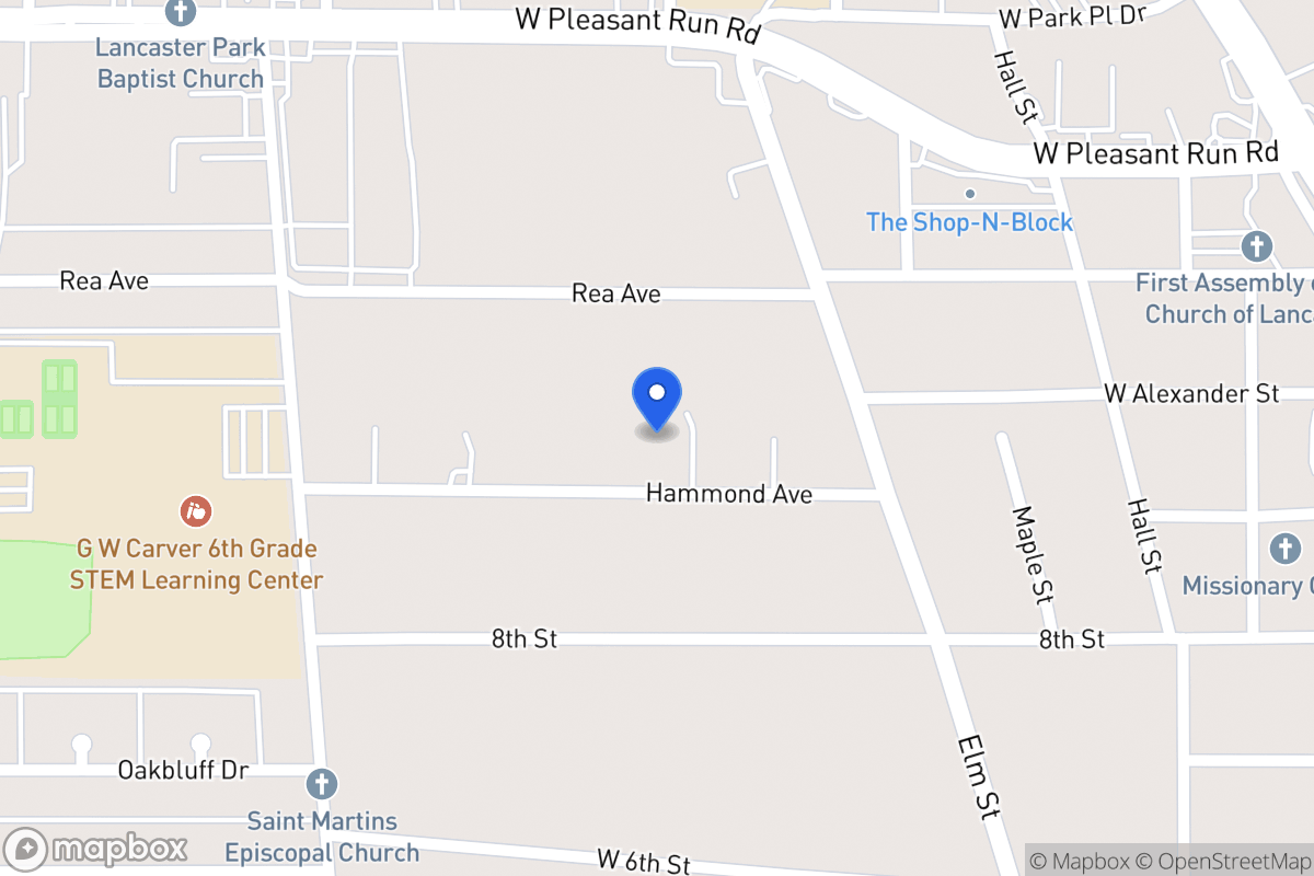 Map of 553 W Hammond