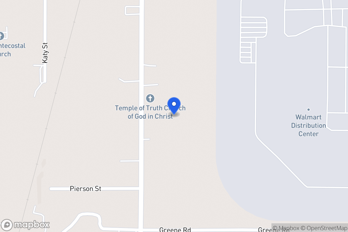 Map of 734 N Lancaster Hutchins Rd