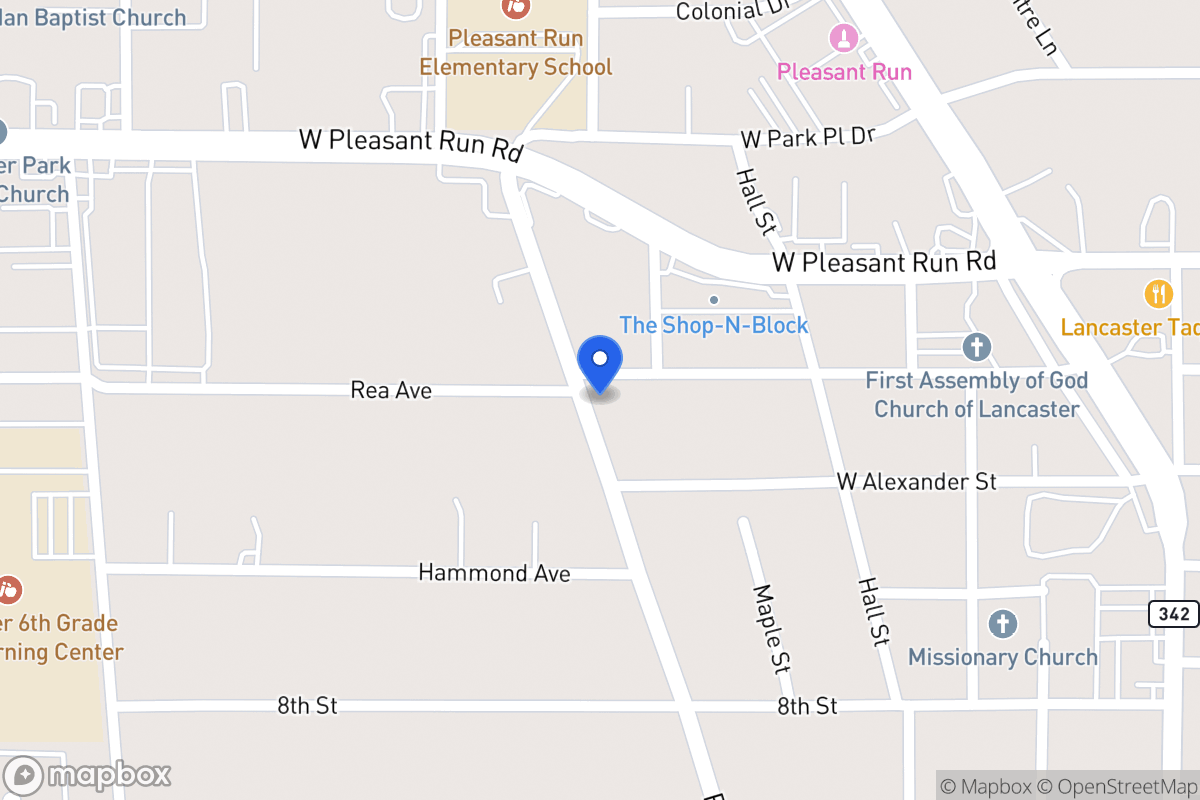 Map of 412 Rea Ave