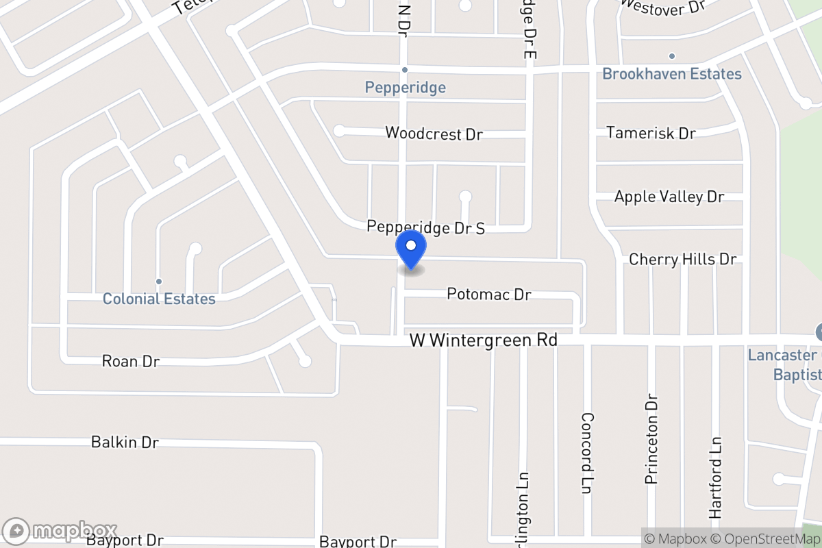 Map of 941 Potomac Dr