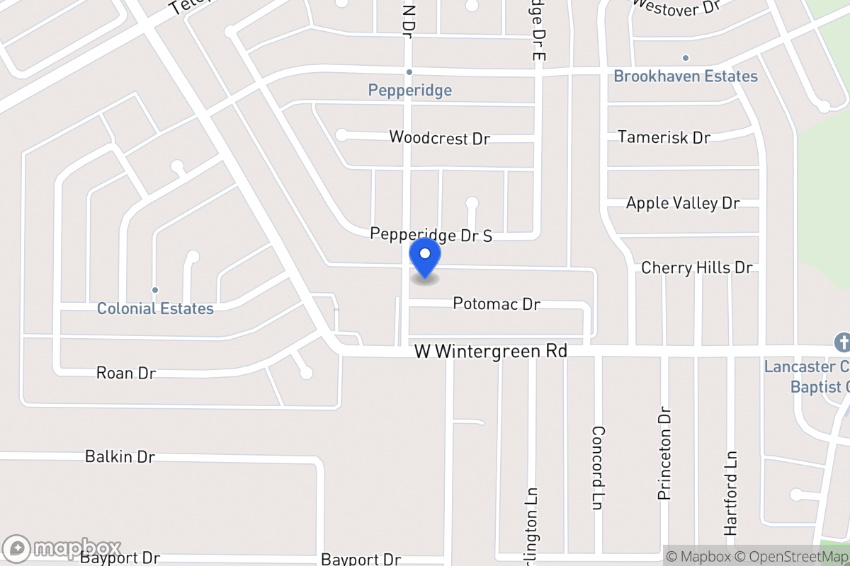 Map of 939 Potomac Dr
