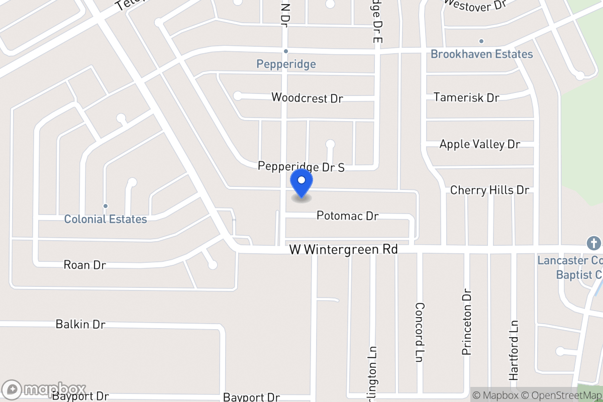 Map of 935 Potomac Dr