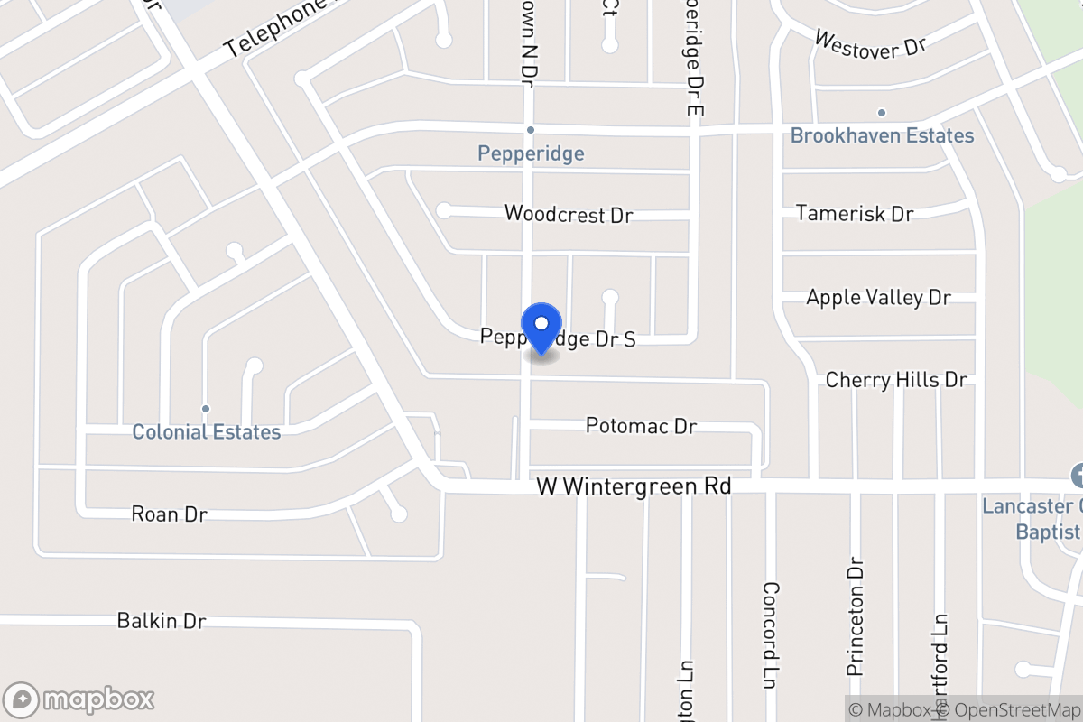Map of 936 Pepperidge Dr