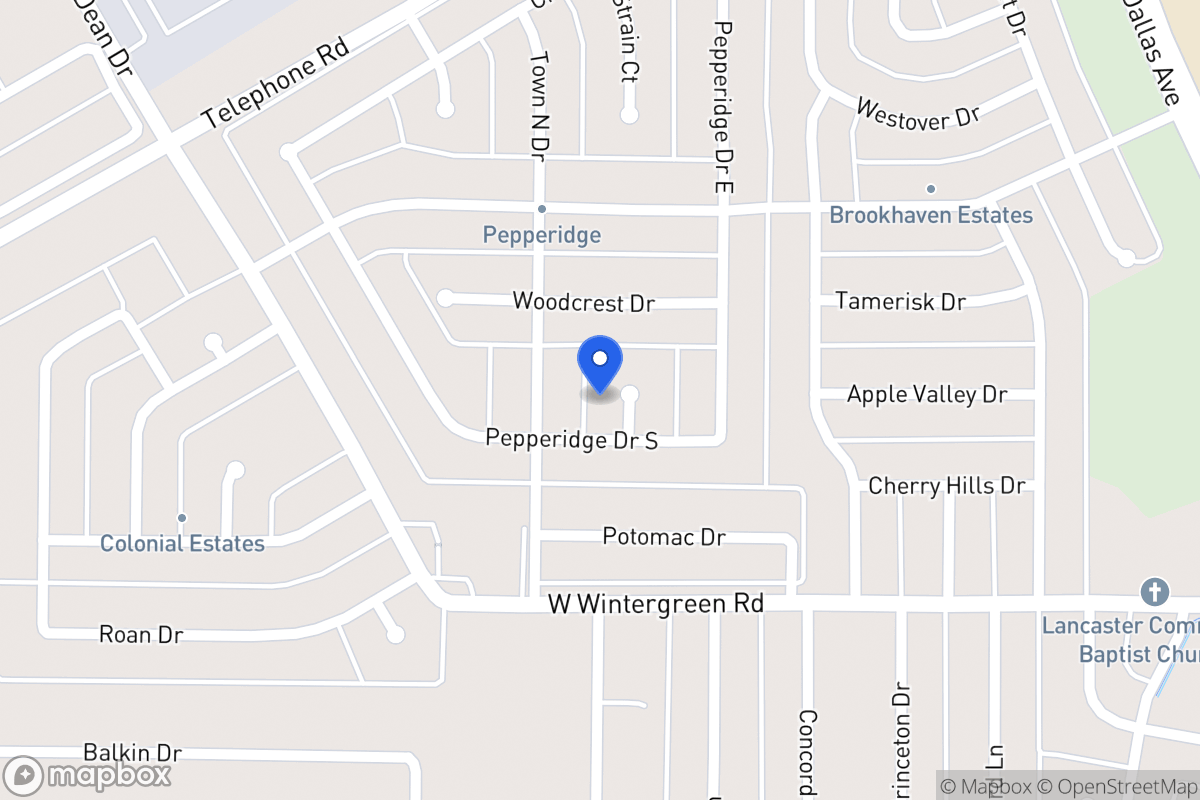 Map of 929 Pepperidge Ct