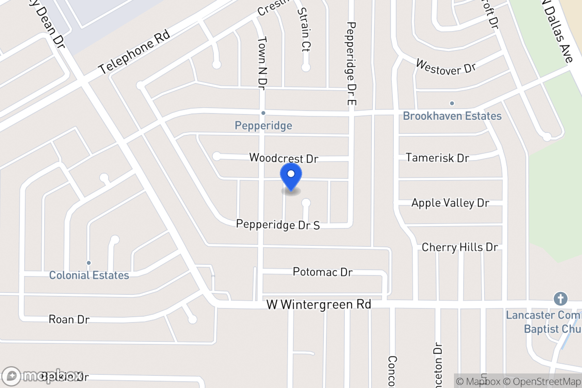 Map of 925 Pepperidge Ct