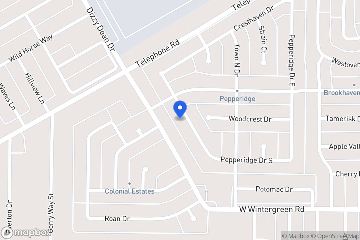 Map of 1056 Pepperidge Dr