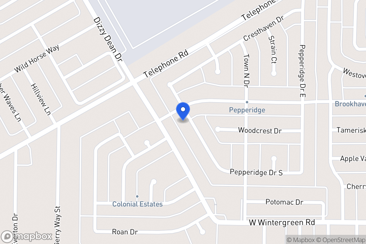Map of 1064 Pepperidge Dr