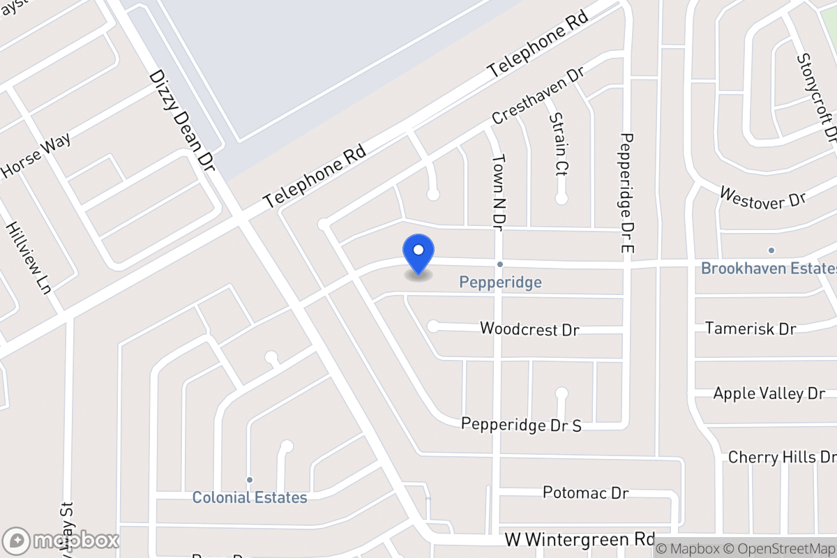 Map of 1022  Brookhaven Dr   ,Lancaster, Tx 751342018, Lancaster