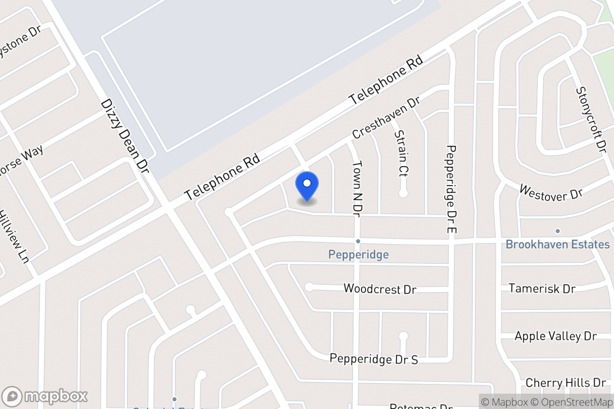 Map of 2915 Valley Cir