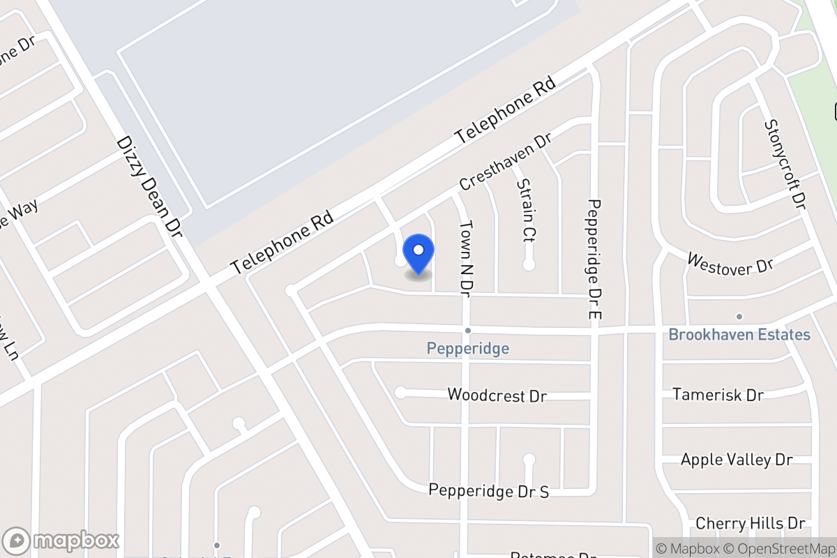 Map of 2910 Valley Cir