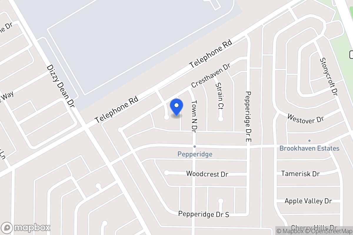Map of 2914 Valley Cir