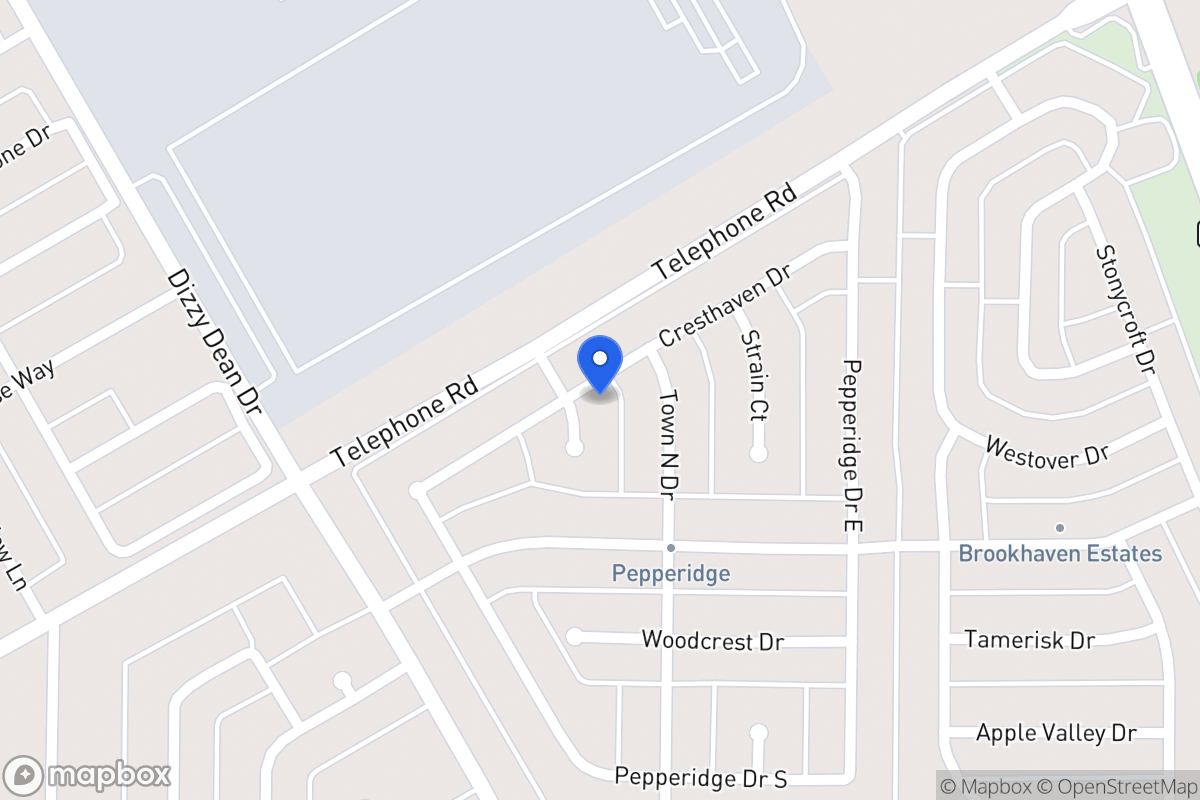 Map of 2922 Valley Cir