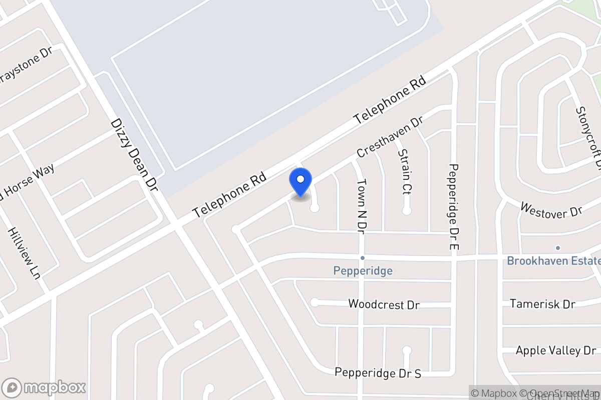 Map of 2923 Valley Cir