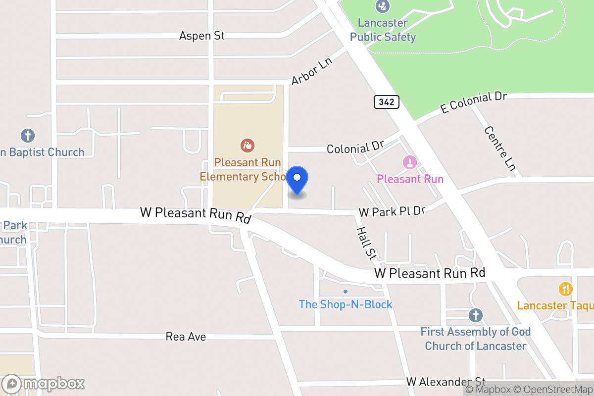 Map of 1402 Carol Ave