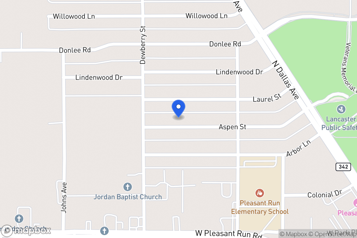 Map of 609 Aspen St