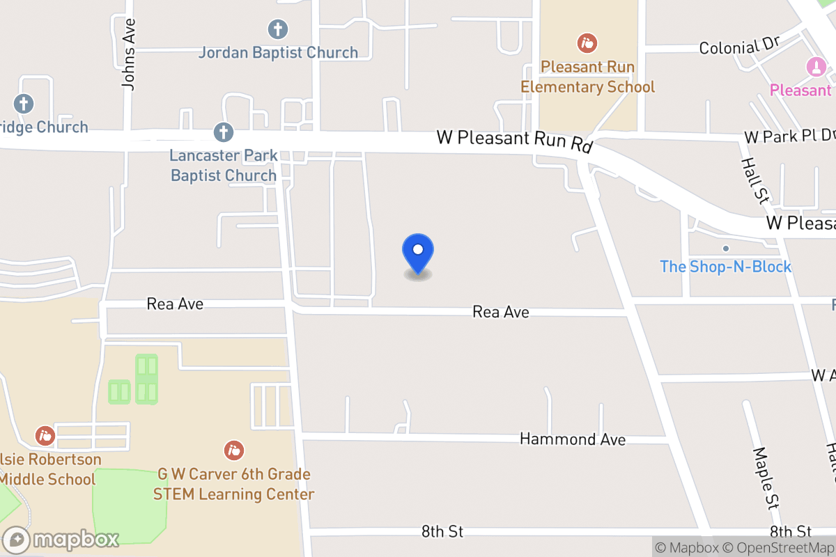 Map of 581 Rea Ave