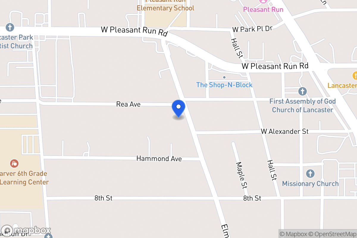 Map of 1109 N Elm St
