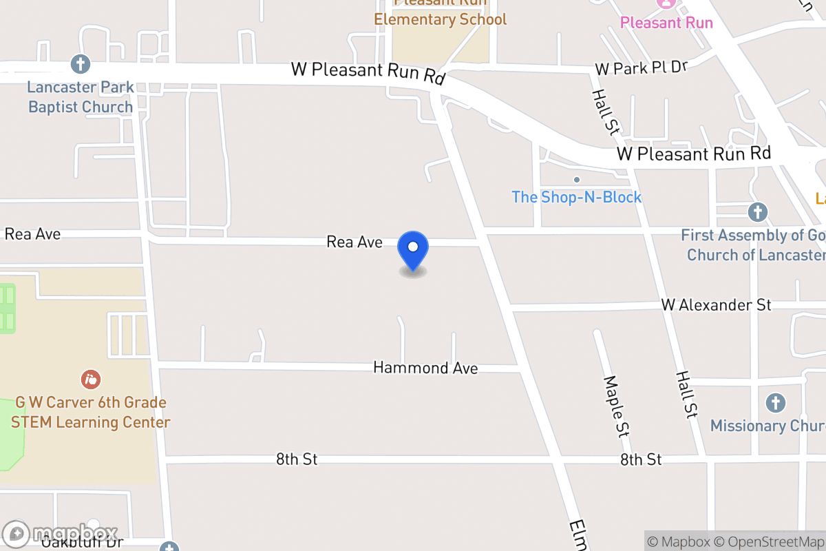 Map of 524 Rea Ave